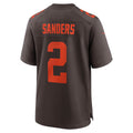 Fenge C.Browns #2 Shedeur Sanders Brown Alternate Game Stitched Jerseys