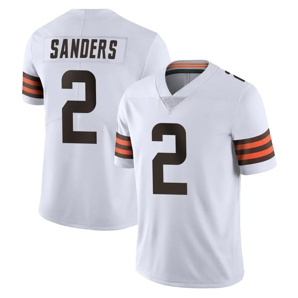 Fenge C.Browns #2 Shedeur Sanders Player White Vapor Untouchable Limited Home Game Stitched Jerseys