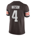 Fenge C.Browns #4 Deshaun Watson Brown Vapor Limited Stitched Jerseys