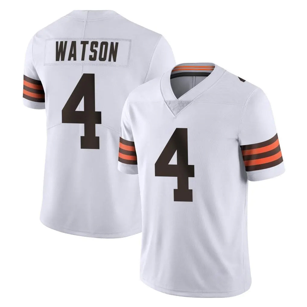 Fenge C.Browns #4 Deshaun Watson Player White Vapor Untouchable Limited Home Game Stitched Jerseys