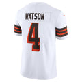 Fenge C.Browns #4 Deshaun Watson White 2021 Alternate Vapor Limited Stitched Jerseys