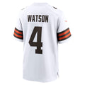 Fenge C.Browns #4 Deshaun Watson White Game Stitched Jerseys