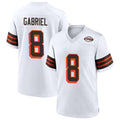 Fenge C.Browns #8 Dillon Gabriel Player White 1946 Collection Alternate Stitched Jerseys