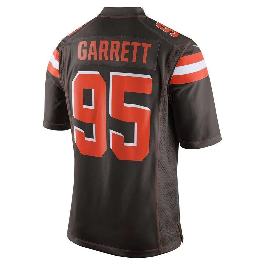 Fenge C.Browns #95 Myles Garrett Player Brown Game Stitched Jerseys