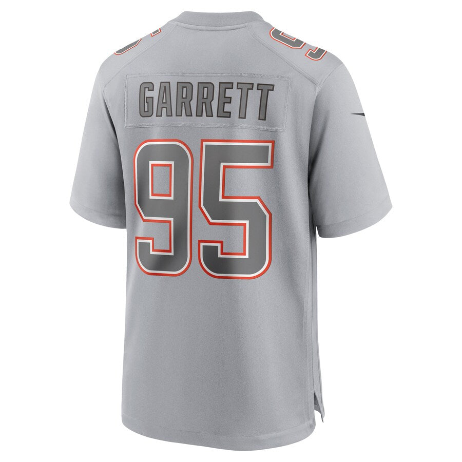 Fenge C.Browns #95 Myles Garrett Player Gray Fashion Game Stitched Jerseys