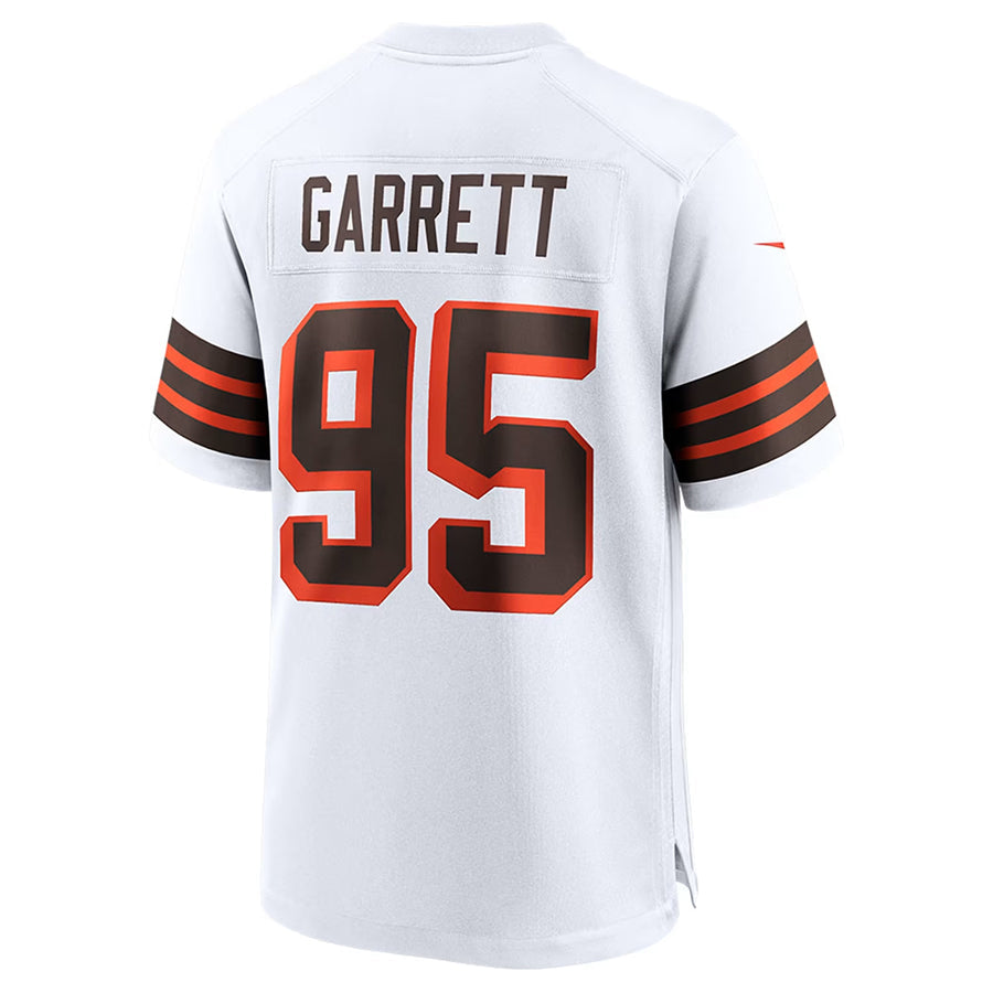 Fenge C.Browns #95 Myles Garrett Player WHITE Alternate Game Stitched Jerseys