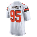 Fenge C.Browns #95 Myles Garrett Player White Game Stitched Jerseys