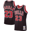 Fenge C.Bulls #23 Michael Jordan Mitchell & Ness Black 1996-97 Hardwood Classics Authentic Jerseys