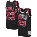 Fenge C.Bulls #23 Michael Jordan Mitchell & Ness Black 1997-98 Hardwood Classics Authentic Jerseys