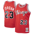Fenge C.Bulls #23 Michael Jordan Mitchell & Ness Red 198485 Hardwood Classics Rookie Authentic Jerseys