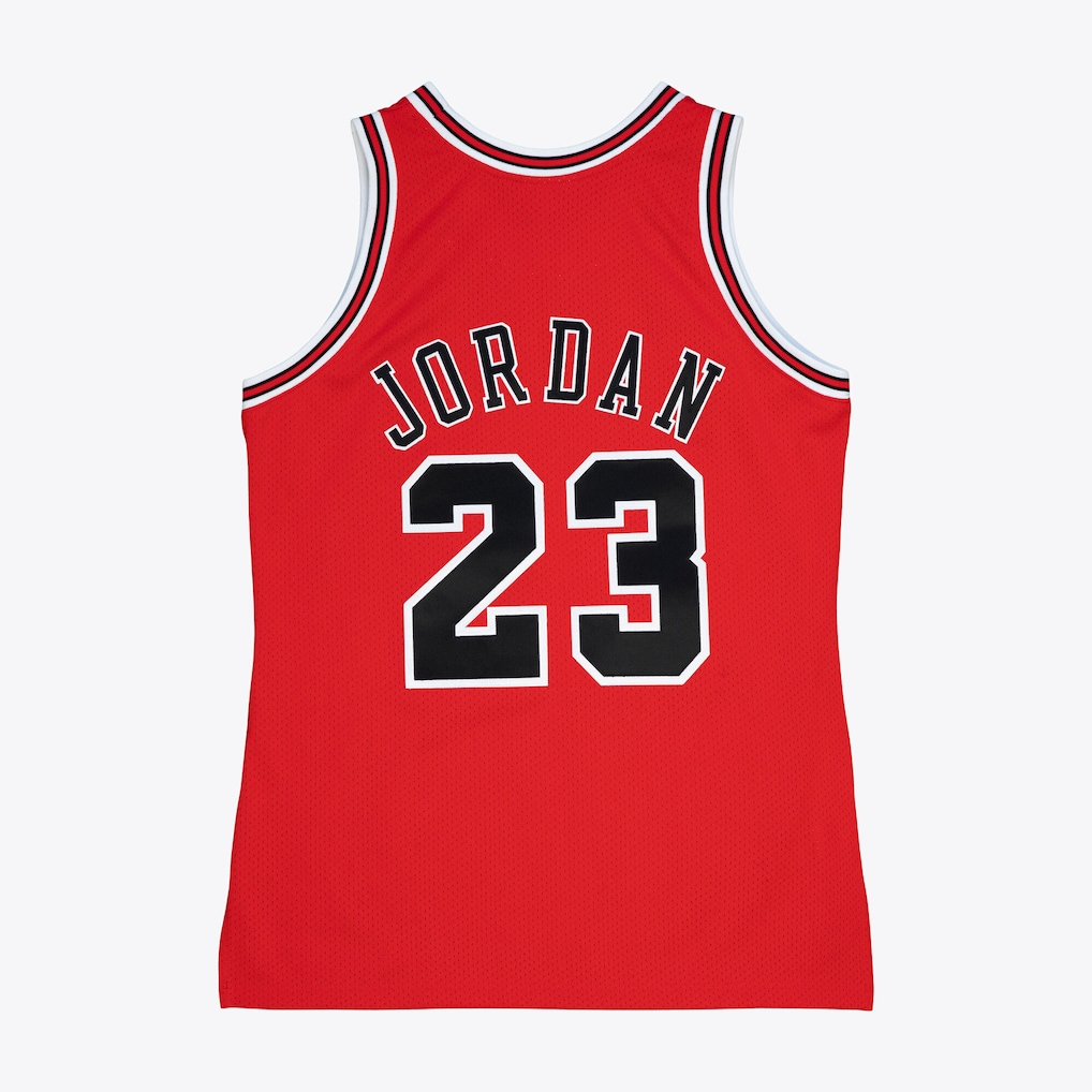 Fenge C.Bulls #23 Michael Jordan Mitchell & Ness Red 1997-98 Authentic Jerseys