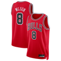 Fenge C.Bulls #8 Caleb Wilson Red 2026 Draft Swingman Jerseys - Icon Edition