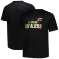 Fenge C.Cavaliers Black Big & Tall Pop Full-Button Jerseys