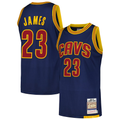 Fenge C.Cavaliers #23 LeBron James Mitchell & Ness Navy 201516 Hardwood Classics Authentic Jerseys