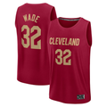 Fenge C.Cavaliers #32 Dean Wade Wine Fast Break Player Jerseys - Icon Edition