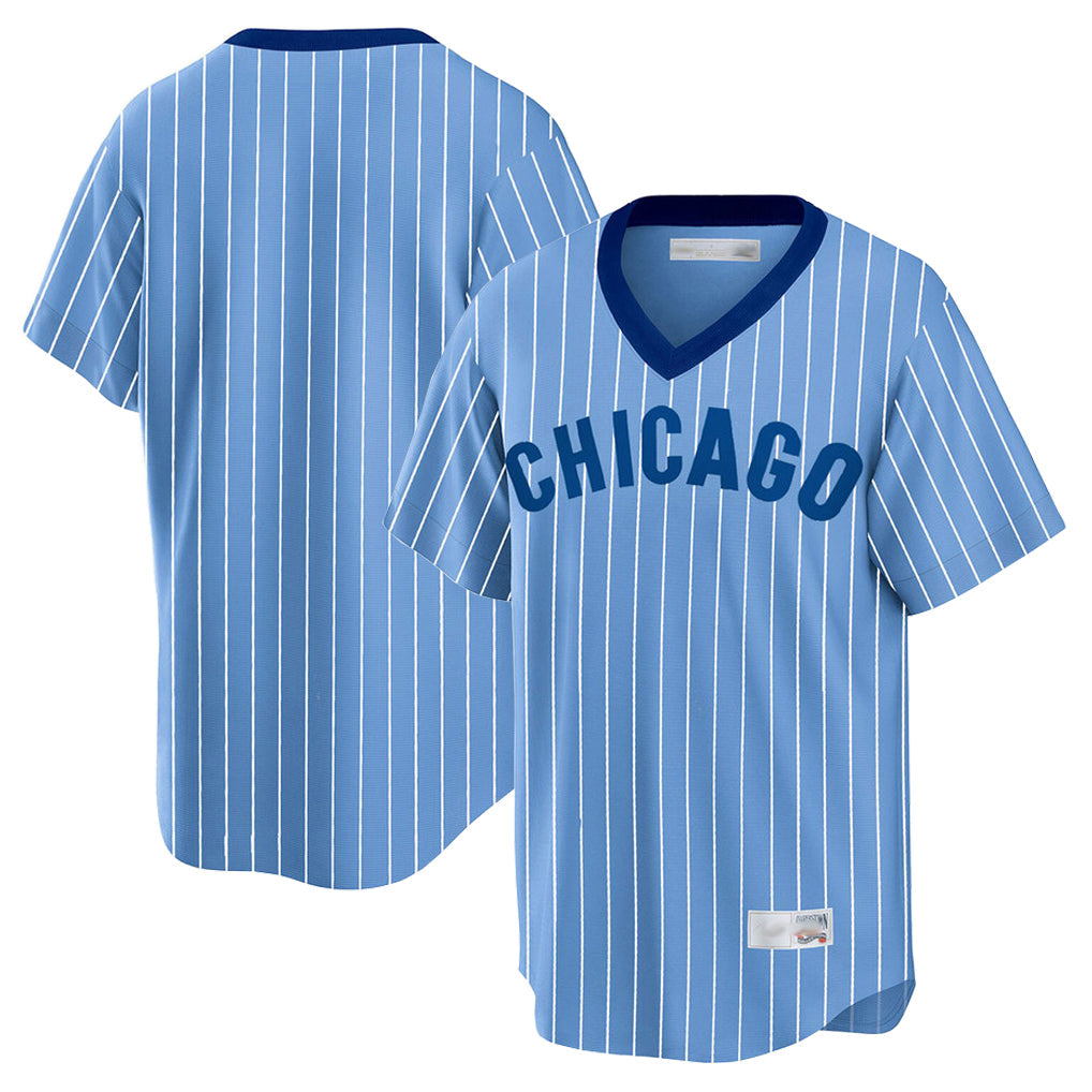 Fenge C.Cubs Blue T-shirt Cooperstown Collection Limited Blank Player Stitched Jerseys