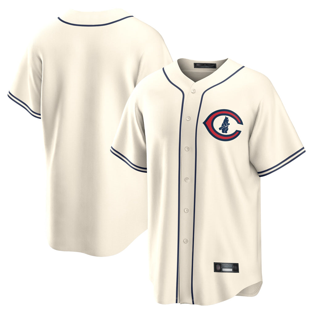 Fenge C.Cubs Cream Field of Dreams Home Game Blank Player Stitched Jerseys