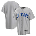 Fenge C.Cubs Gray Home Game Blank Player Stitched Jerseys