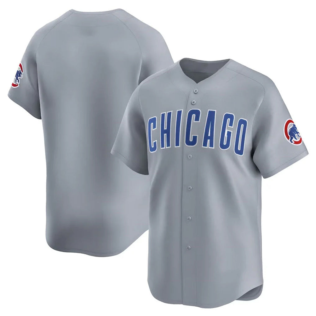Fenge C.Cubs Gray Road Limited Home Game Blank Player Stitched Jerseys