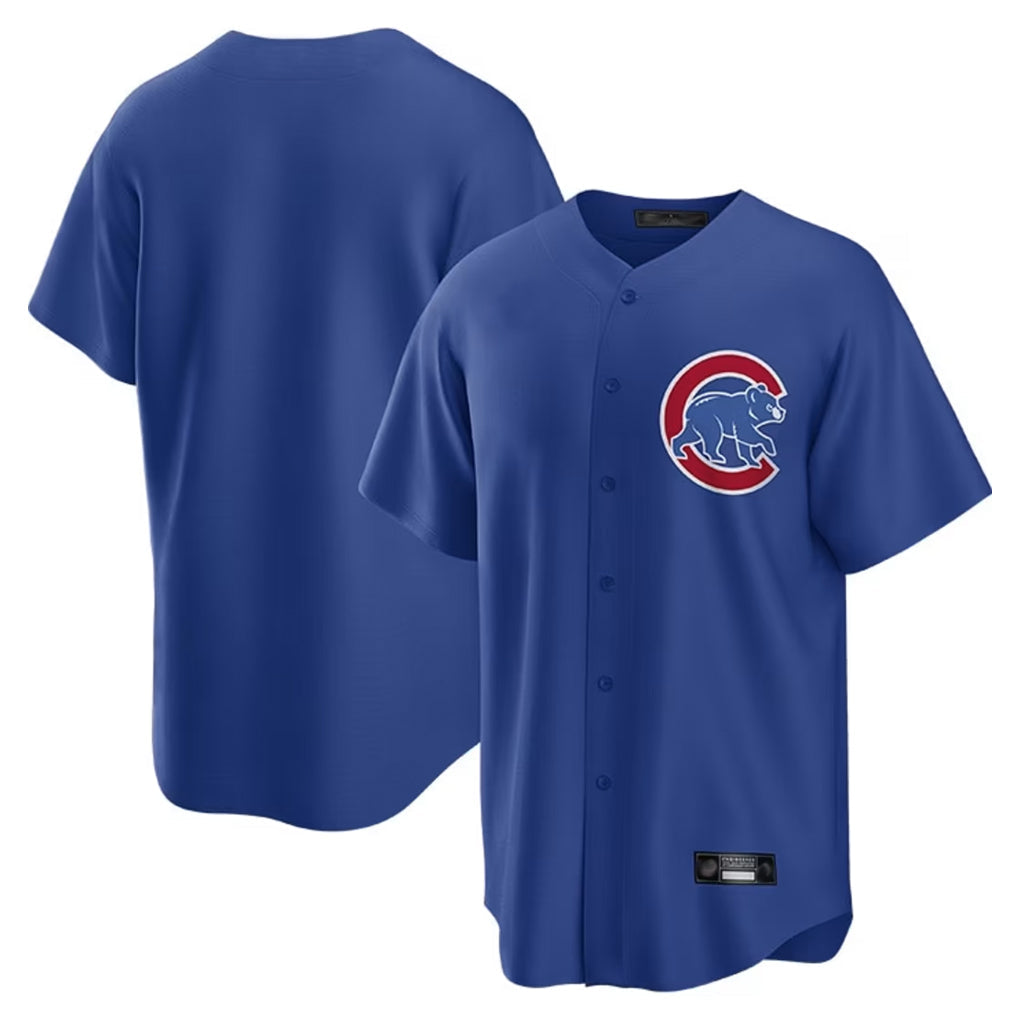 Fenge C.Cubs Royal Home Game Blank Player Stitched Jerseys