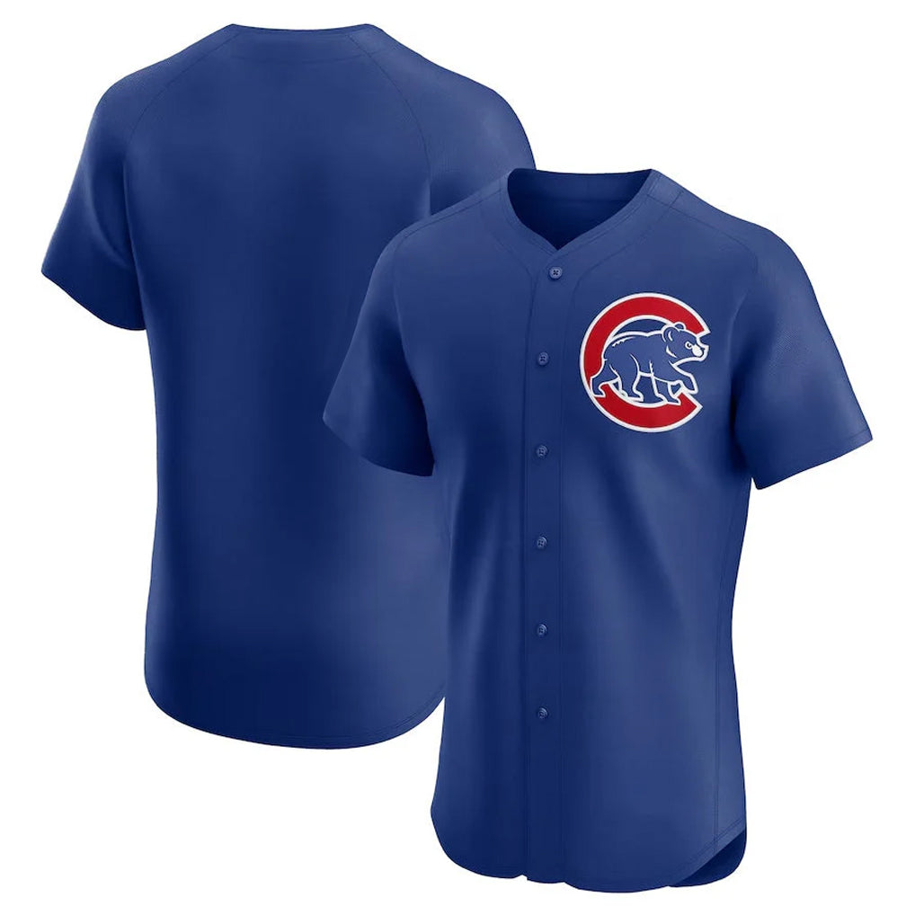 Fenge C.Cubs Royal Limited Elite Home Game Blank Player Stitched Jerseys