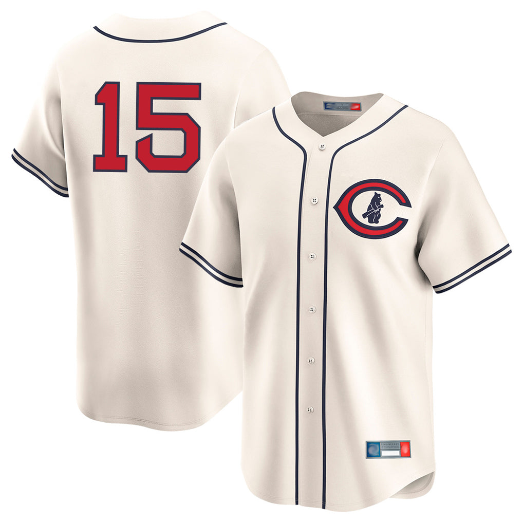 Fenge C.Cubs #15 Carson Kelly Player Cream Field of Dreams Limited Home Game Stitched Jerseys