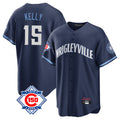 Fenge C.Cubs #15 Carson Kelly Player Navy 150th Anniversary City Connect Home Game Stitched Jerseys