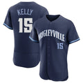 Fenge C.Cubs #15 Carson Kelly Player Navy City Connect Limited Elite Home Stitched Jerseys