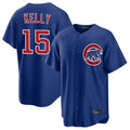 Fenge C.Cubs #15 Carson Kelly Player Royal Home Game Stitched Jerseys