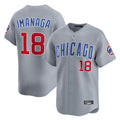 Fenge C.Cubs #18 Shota Imanaga Player Gray Road Limited Home Stitched Jerseys