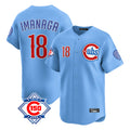 Fenge C.Cubs #18 Shota Imanaga Player Light Blue 150th Anniversary Limited Home Stitched Jerseys