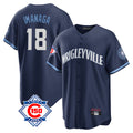 Fenge C.Cubs #18 Shota Imanaga Player Navy 150th Anniversary City Connect Home Game Stitched Jerseys