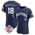 Fenge C.Cubs #18 Shota Imanaga Player Navy City Connect 150th Anniversary Limited Elite Home Stitched Jerseys
