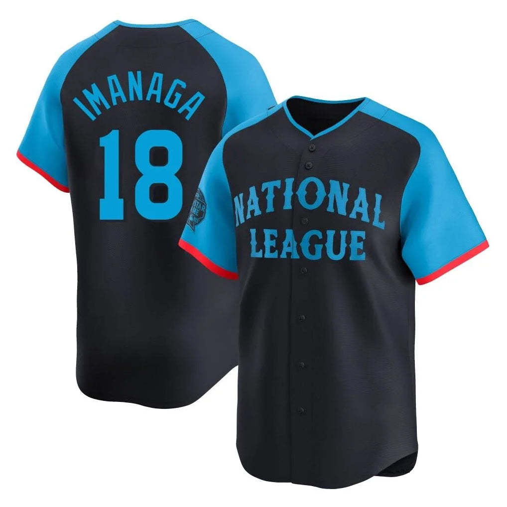 Fenge C.Cubs #18 Shota Imanaga Player Navy National League All-Star Limited Home Stitched Jerseys
