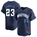 Fenge C.Cubs #23 Ryne Sandberg Player Navy City Connect Limited Home Stitched Jerseys