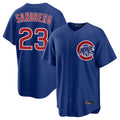 Fenge C.Cubs #23 Ryne Sandberg Player Royal Home Game Stitched Jerseys