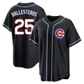 Fenge C.Cubs #25 Mois¡§|s Ballesteros Player Black Fashion Out Game Stitched Jerseys