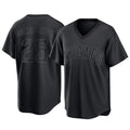 Fenge C.Cubs #25 Mois¡§|s Ballesteros Player Black T-shirt Home Game Stitched Jerseys