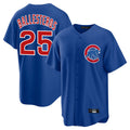 Fenge C.Cubs #25 Mois¡§|s Ballesteros Player Royal Home Game Stitched Jerseys