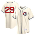 Fenge C.Cubs #29 Michael Busch Player Cream Field of Dreams Home Game Stitched Jerseys