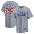Fenge C.Cubs #29 Michael Busch Player Gray Home Game Stitched Jerseys