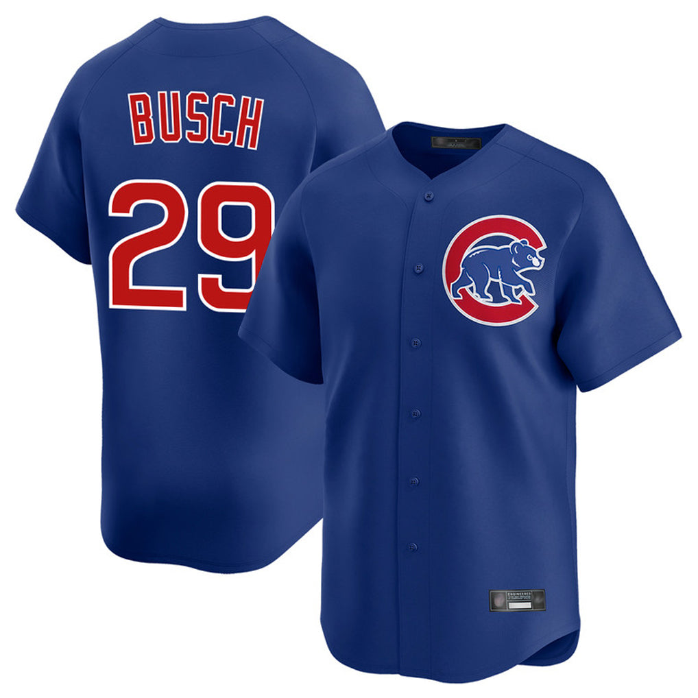 Fenge C.Cubs #29 Michael Busch Player Royal Limited Home Stitched Jerseys