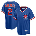 Fenge C.Cubs #2 Nico Hoerner Player Royal T-shirt Cooperstown Collection Limited Stitched Jerseys