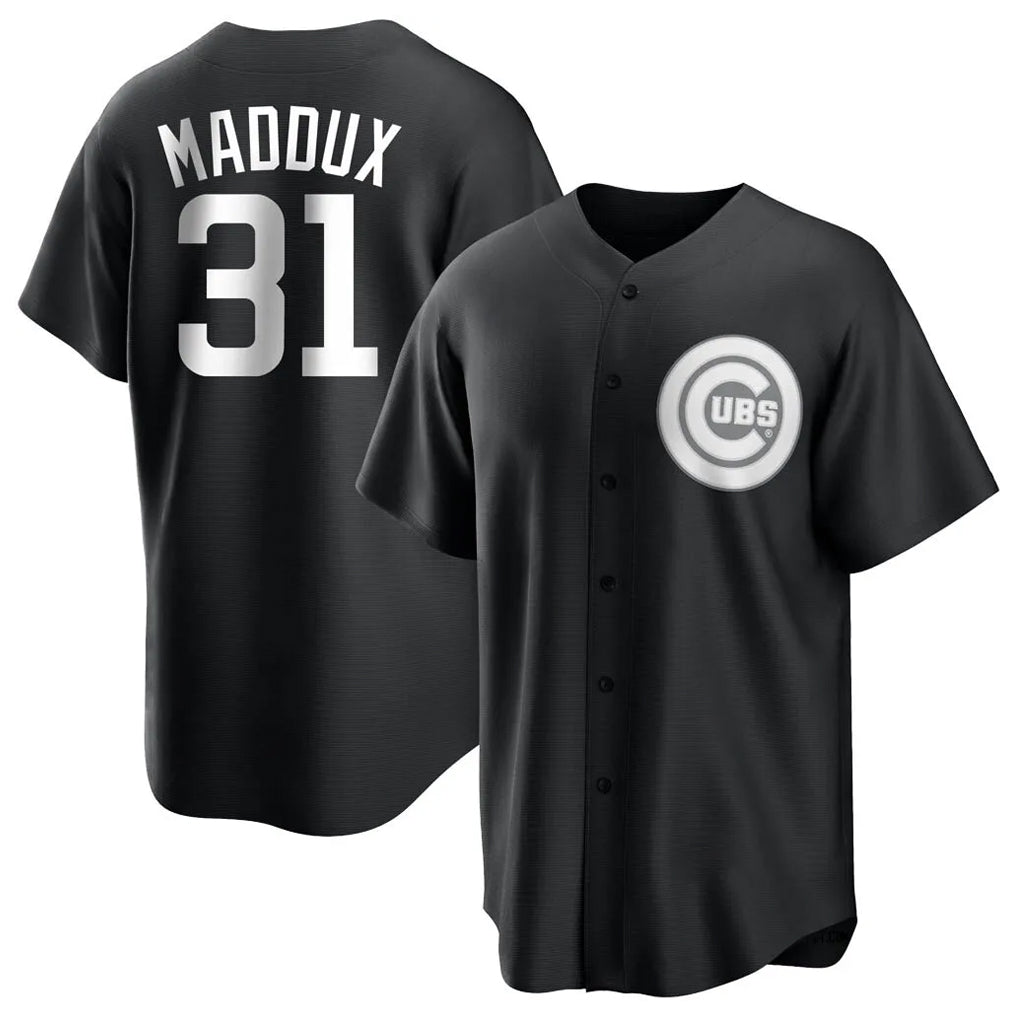 Fenge C.Cubs #31 Greg Maddux Player Black Game Stitched Jerseys