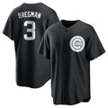 Fenge C.Cubs #3 Alex Bregman Black Game Stitched Jerseys