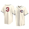 Fenge C.Cubs #3 Alex Bregman Cream Field of Dreams Home Game Stitched Jerseys
