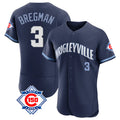 Fenge C.Cubs #3 Alex Bregman Navy City Connect 150th Anniversary Limited Elite Home Stitched Jerseys