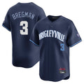 Fenge C.Cubs #3 Alex Bregman Navy City Connect Limited Home Stitched Jerseys
