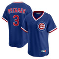 Fenge C.Cubs #3 Alex Bregman Royal T-shirt Cooperstown Collection Limited Stitched Jerseys