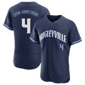 Fenge C.Cubs #4 Pete Crow-Armstrong Player Navy City Connect Limited Elite Home Stitched Jerseys